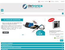 Tablet Screenshot of dertronics.nl